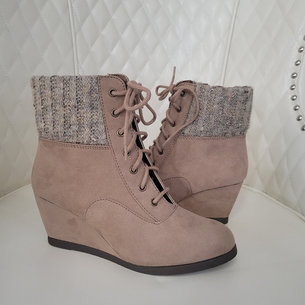 Heel Booties Size 8 1/2
